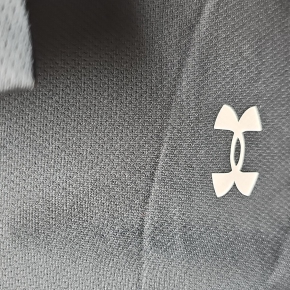 NWT Under Armour Gray Polo Shirt Sz L - Picture 4 of 11